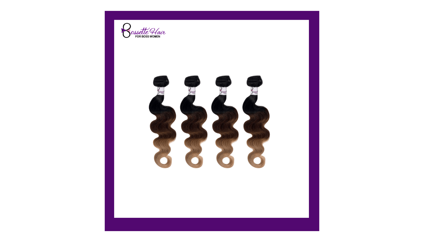 3 Color Ombre 4 Bundle Bossette Box - Bossette Hair