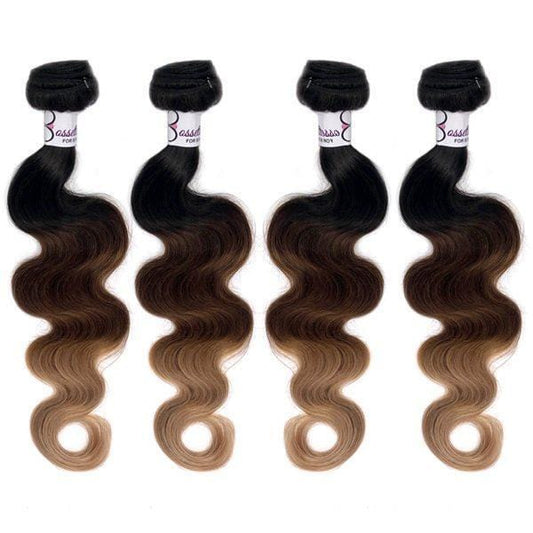 3 Color Ombre 4 Bundle Bossette Box - Bossette Hair
