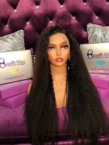 Kinky Straight Wigs Full HD Lace - Bossette Hair