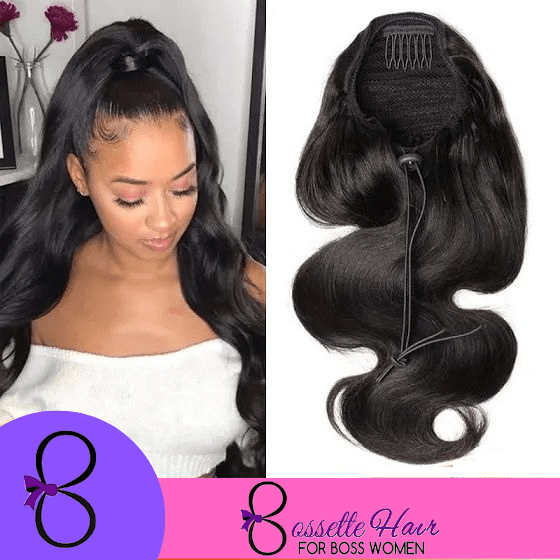 Bossy wave ponytail - Bossette Hair