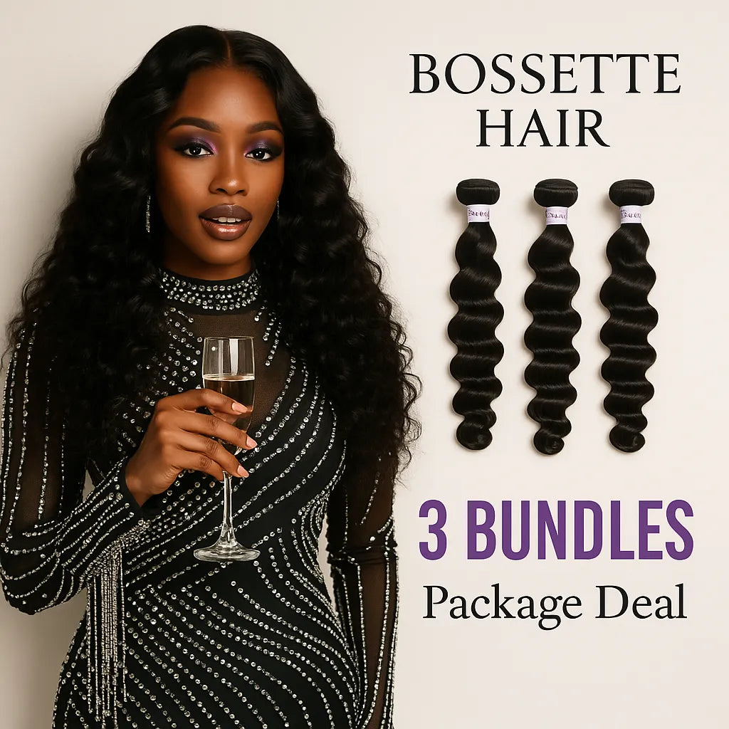 Luxury Loose Deep Wave 3 Bundles Bossette Box